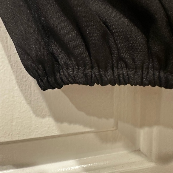 Classic Black Strapless Bubble Hem Mini Dress New - Picture 4 of 6